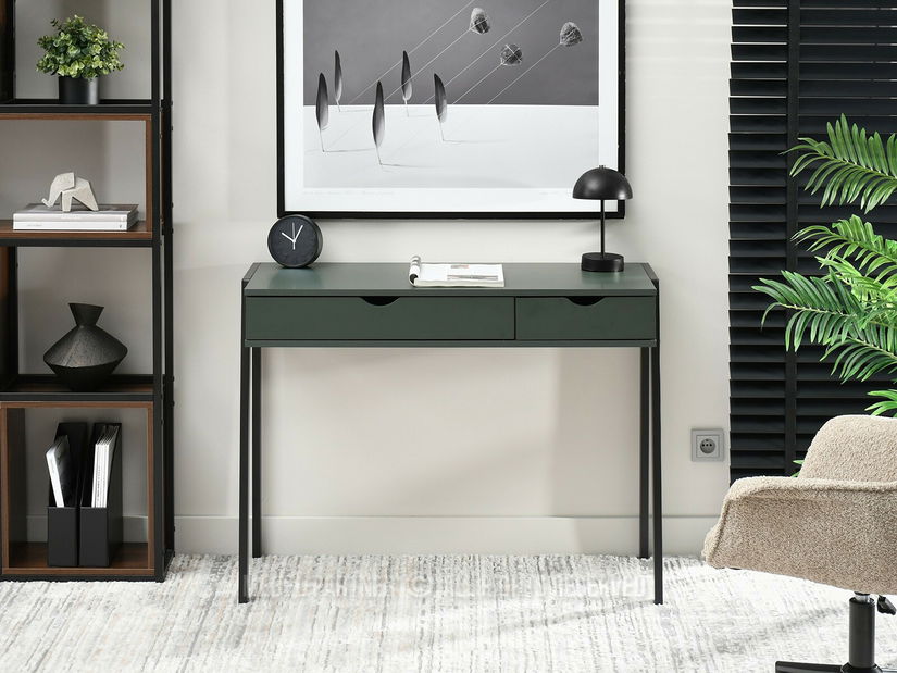 Masă PC Ludra (verde + negru)