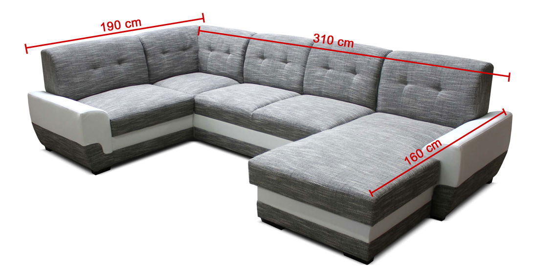 Rohová sedačka U Simona 1+A+2+L (P)