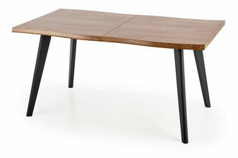 Jedálensky stôl Dickhart 120 (prírodná + čierna)