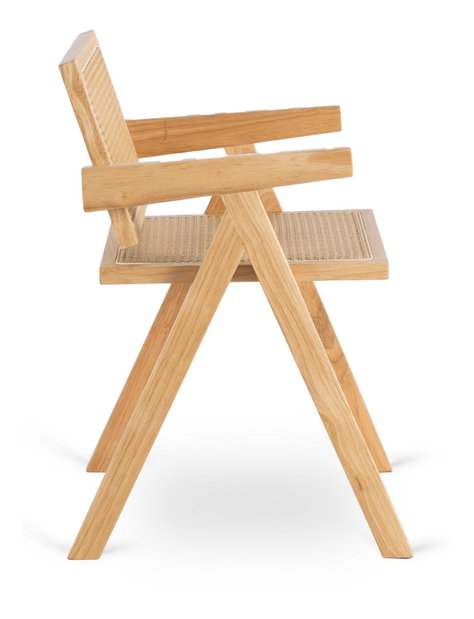 Jedálenská stolička Medera (čierna + béžová)