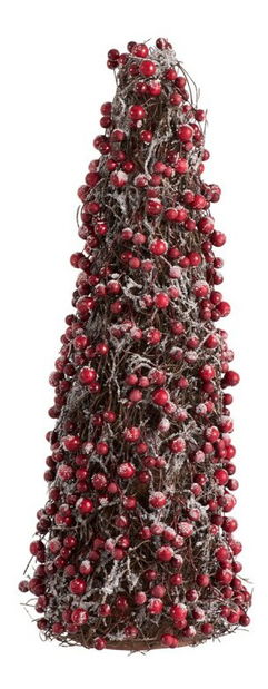 Dekoratívny predmet Jolipa Vianočný kužeľ Exquisite Sapphire (S) (Červená)