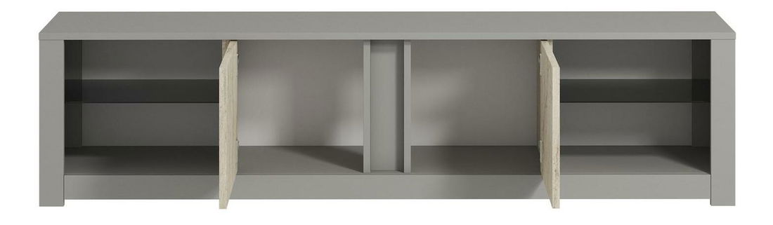TV asztal/szekrény Adios (szürke travertin)
