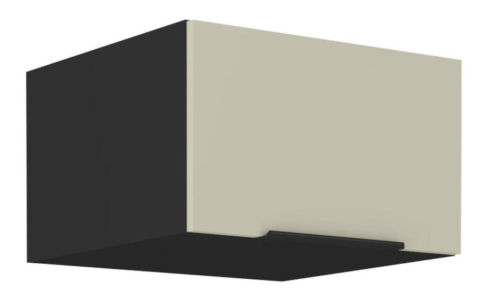 Felső konyhaszekrény Arikona 60 NAGU 36 1F (kasmír + fekete) 