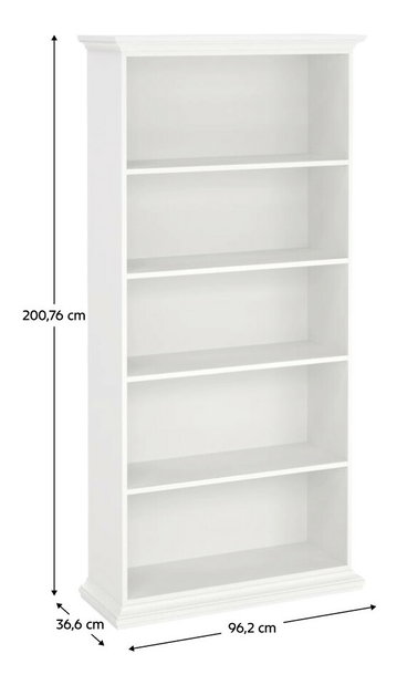Regál Phung 79864 (biela)