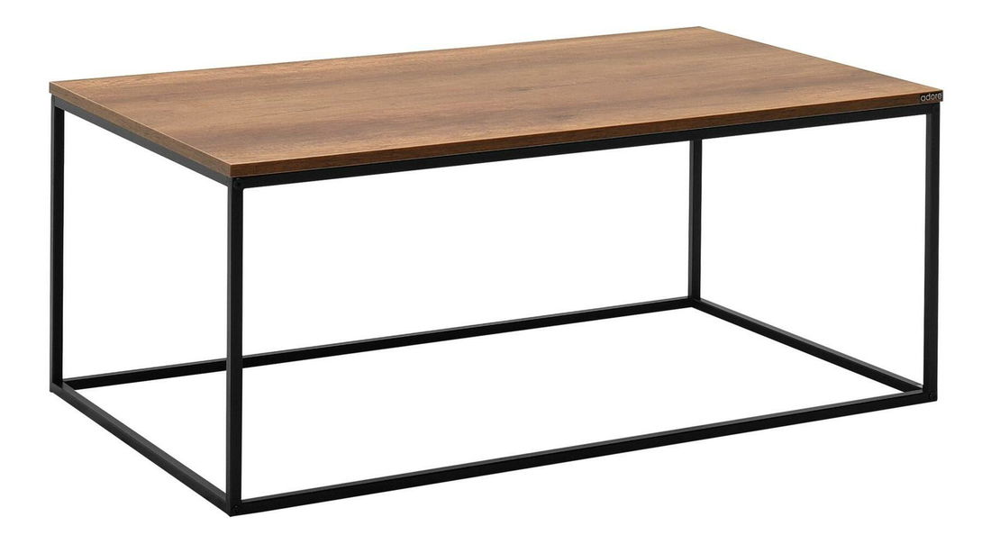 Măsuță cafea Shepolendo 3 (nuc + negru)