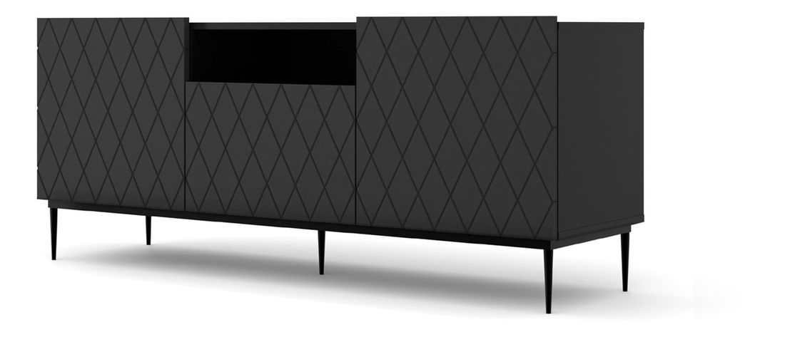 Masă TV Dintanna 145 (Negru + Negru)