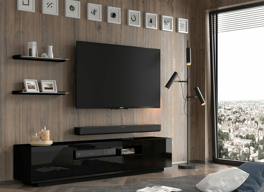 Polica Aurella (crna)