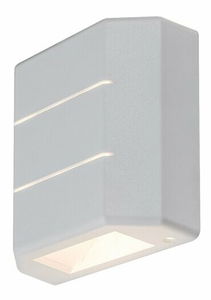 Vanjska LED zidna svjetiljka Lippa (bijela)