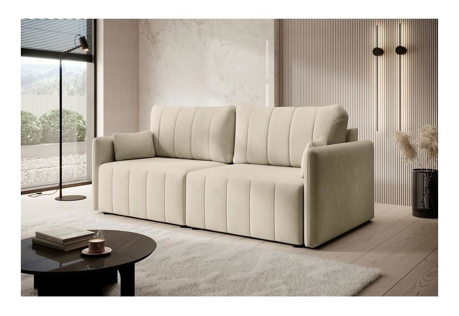 Pohovka Perkley (crem + negru)