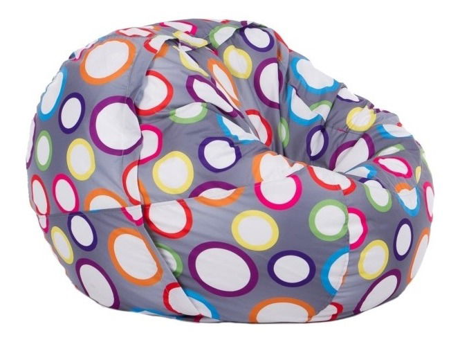 Fotoliu puf Biggy Mom XXL (gri)