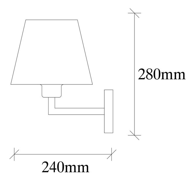 Nástenné svietidlo Profa 4655