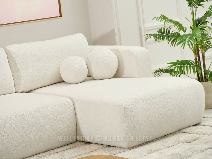 Sarokkanapé Masivos (krém + fekete)