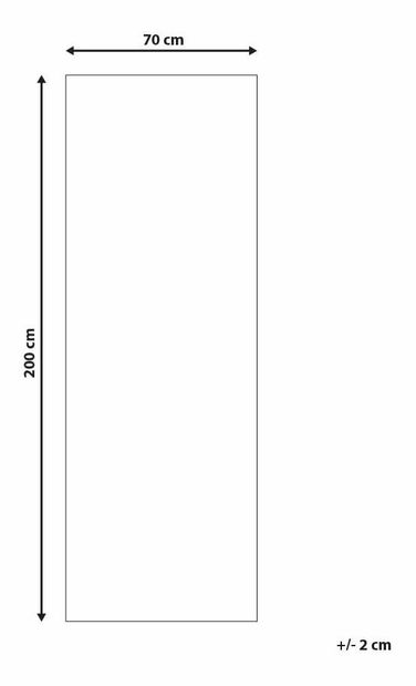 Covor 70 x 200 cm Charry (albastru)