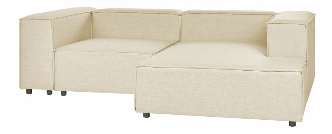 Rohová sedacia súprava Afrika (ľan béžová) (L)