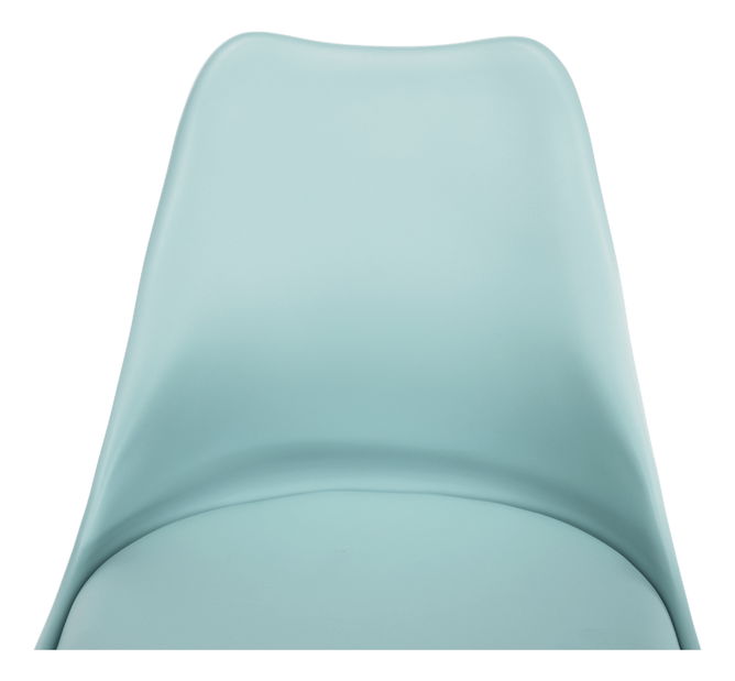 Otočná stolička Dolena (mentolová ekokoža)