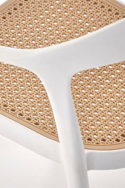 Vrtna stolica Karo(bijela + natural)