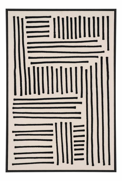 Obraz na plátne Lilena 1 (čierna + béžová)