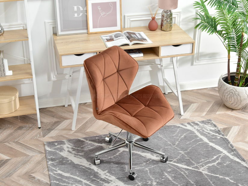 Fotoliu Velma M (cupru + crom)