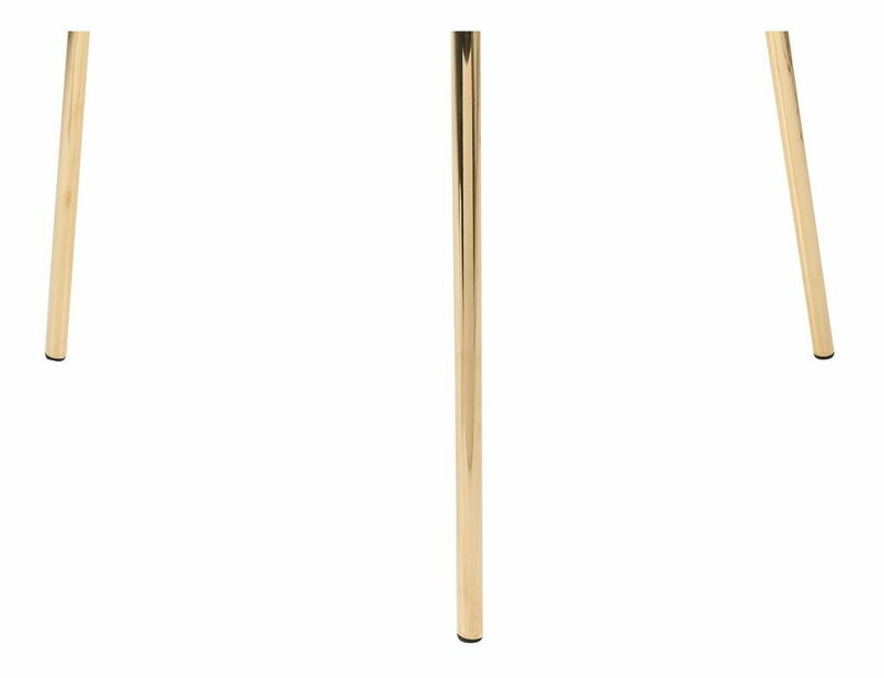 Set 2 buc scaune sufragerie Baylor (Negru + Auriu)