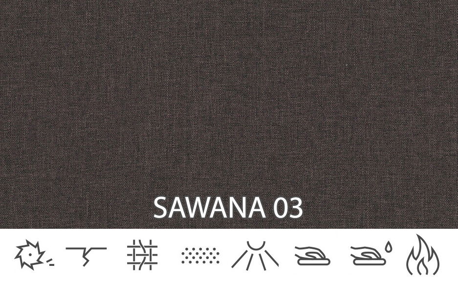 Podhlavník (2 ks.) BRW Indiana Carbo (hnedá)