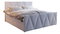 Manželská posteľ Boxspring 200 cm Milagros 3 (béžová) (s matracom a úložným priestorom)