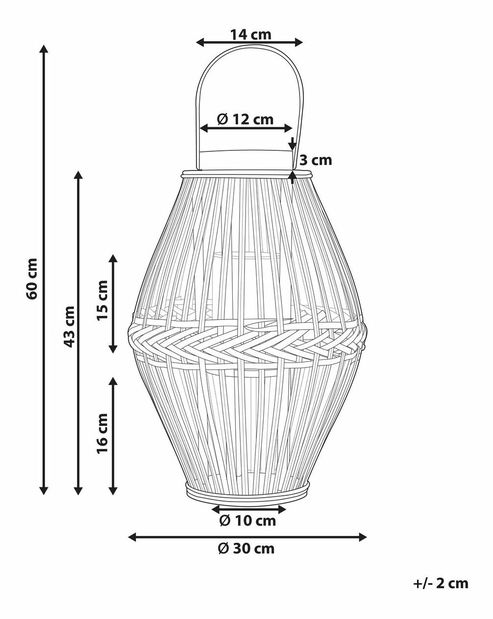 Svijećnjak Panza (tamno drvo)
