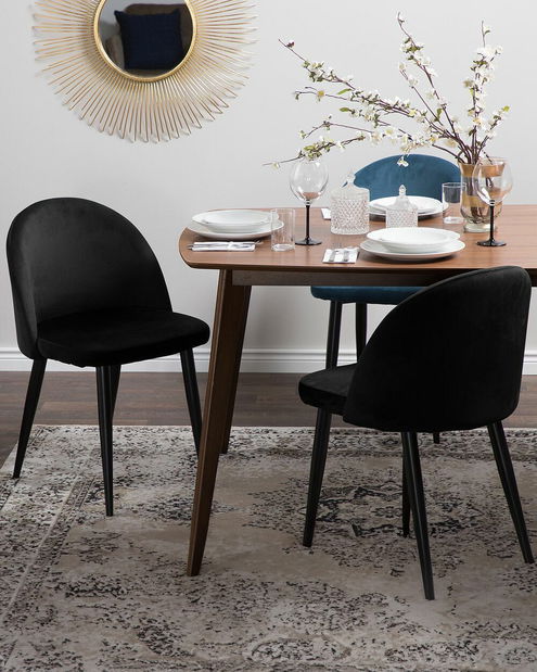 Set 2ks. jedálenských stoličiek Visla (čierna)