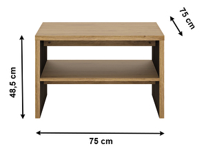 Konferenčný stolík Sygrin Typ 71 (dub shetland)