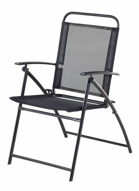 Vrtni blagovaonski set Love (crna) (6 stolica)