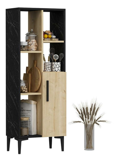 Raft Nobuti (stejar zafir + negru) 