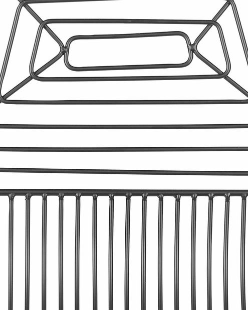 Set 2 ks barových stoličiek Bethel (čierna)