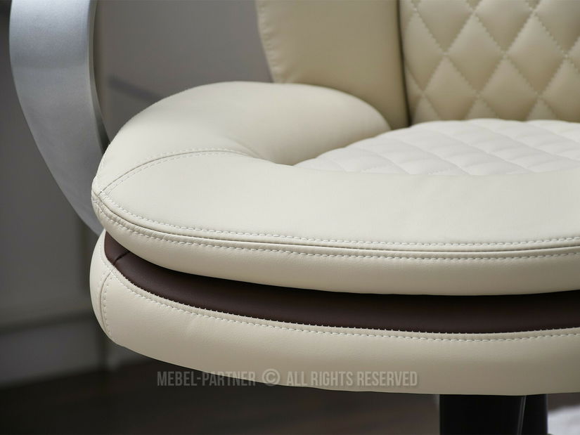 Irodai fotel Abelendes (barna + szürke)