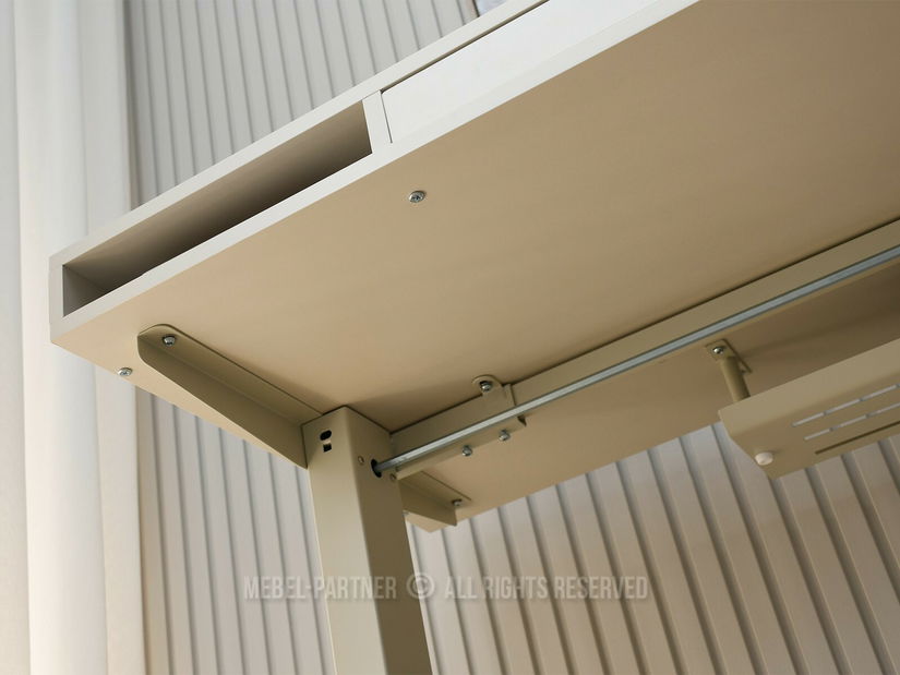 Masă PC cu înălțime reglabilă Occott 120 (crem)