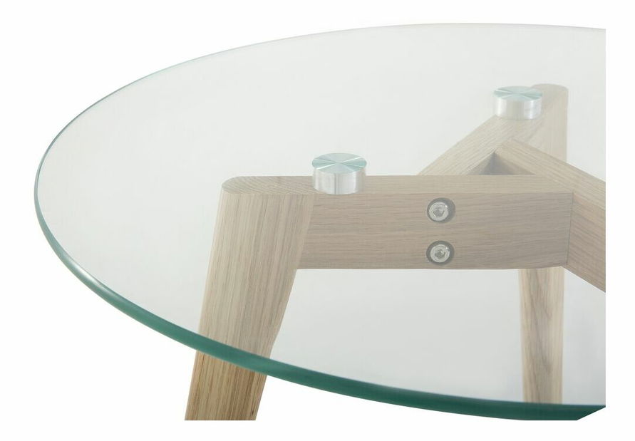 Dohányzóasztal szett 2 db Missoula (átlátszó)