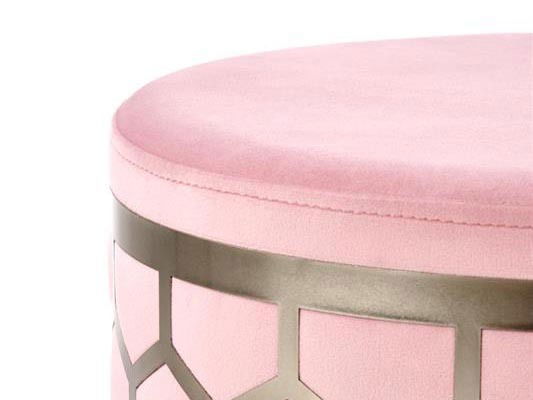 Taburete Anna (Roz + Argintiu)