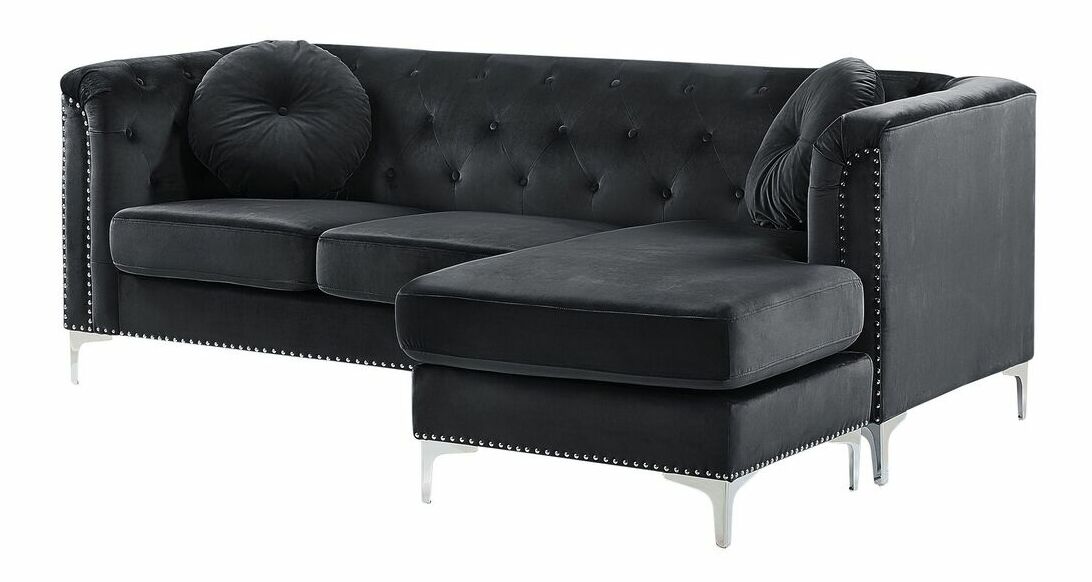 Colțar Faustino (negru) (S)