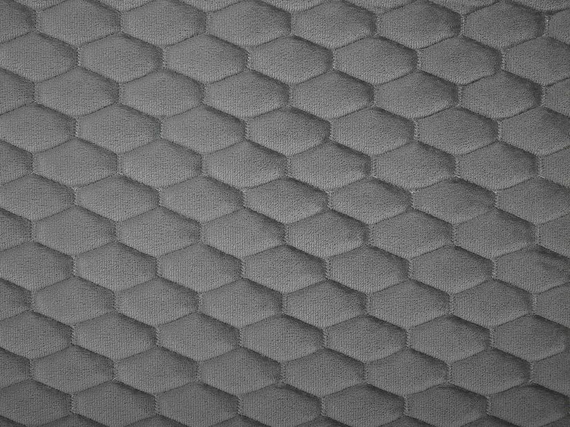 Manželská posteľ 140 cm BARON (s roštom) (svetlosivá)