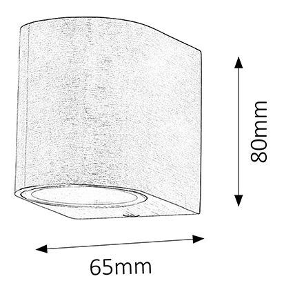 Kültéri lámpa Chile 8099 (réz)