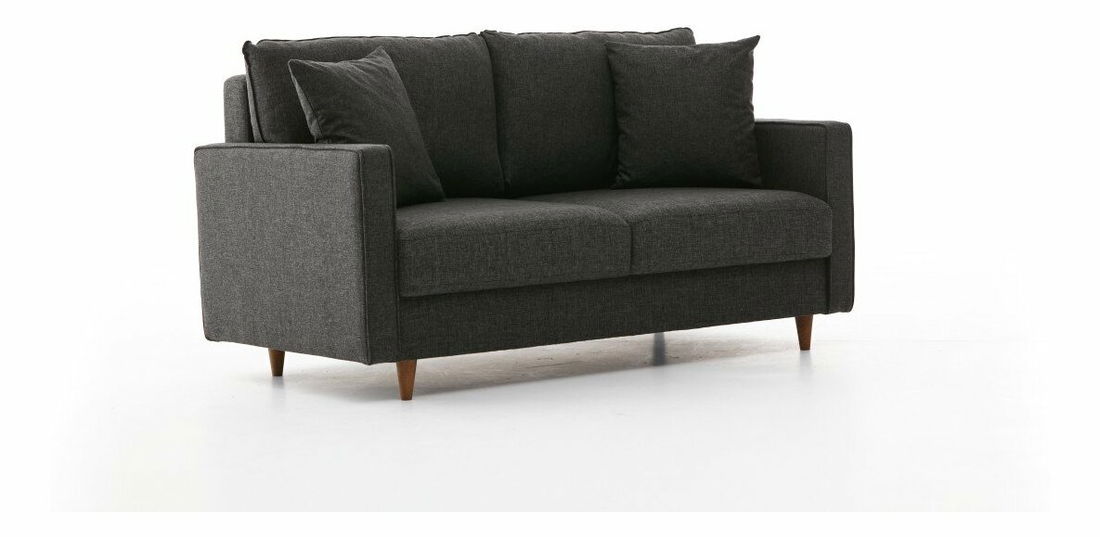 Canapea două locuri Edasich (antracit)