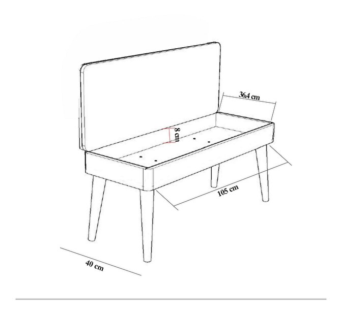 Predsoblje Maluxe 726 (hrast sonoma + antracit)