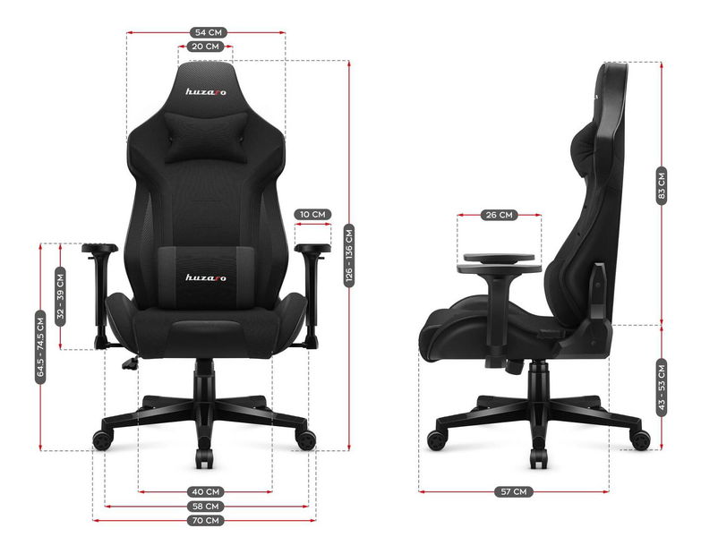 Fotoliu gaming Fusion 7.6 (negru)