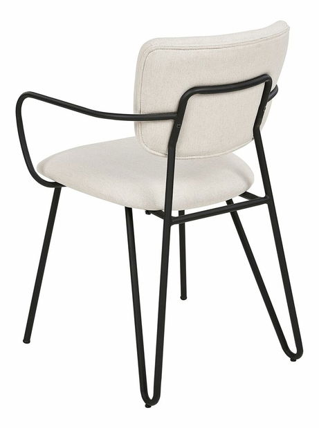 Set 2 ks jedálenských stoličiek Emmanuelle (biela)