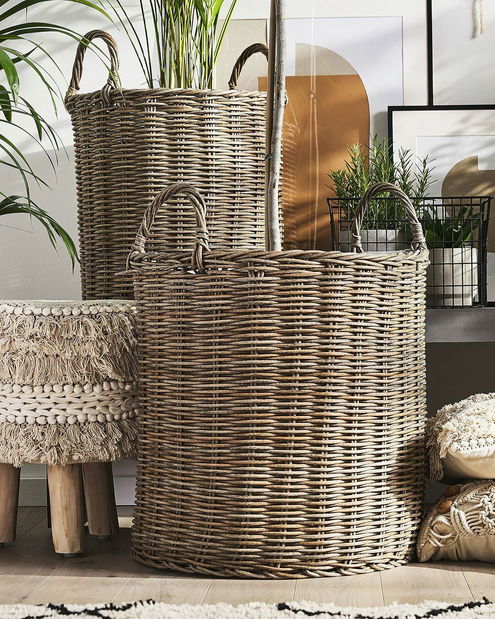 Set 2 ks. kvetináčov BITLY (béžová)