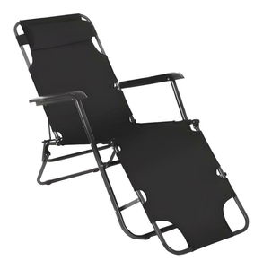 Kerti fotel Regea (fekete)