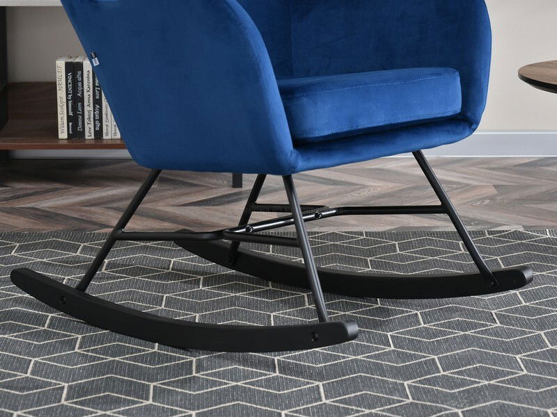 Fotoliu Nesia (albastru marin + negru)