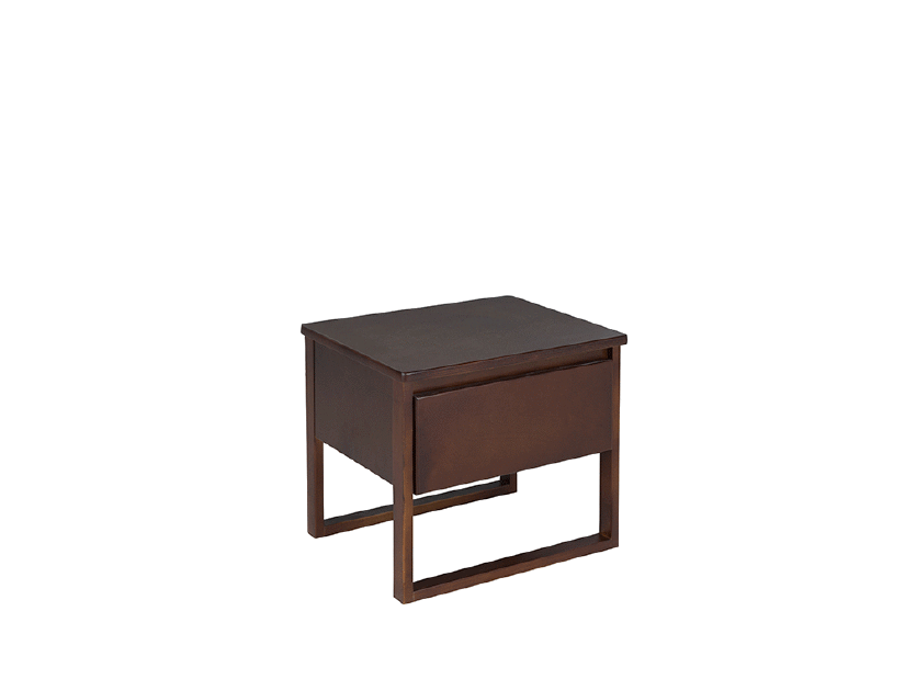 Éjjeliszekrény Gitega (sötétbarna)