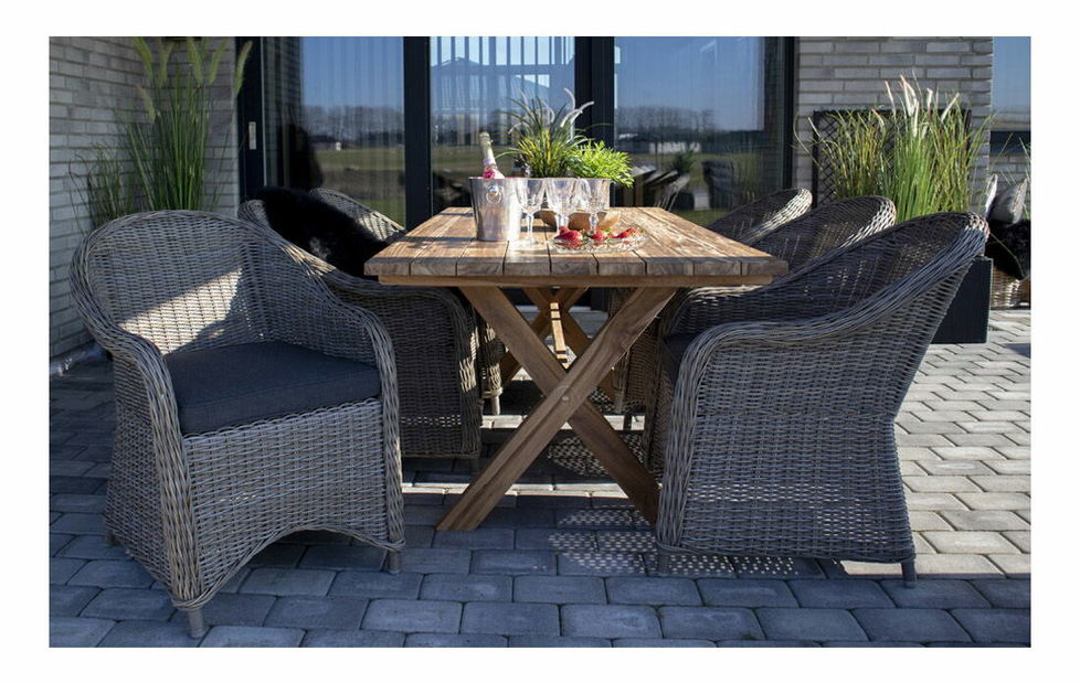 Záhradný stôl Msaninaina (prírodná)