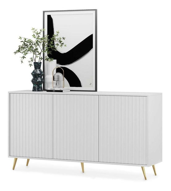 Ormarić Biel B2 (bijela + zlatna)