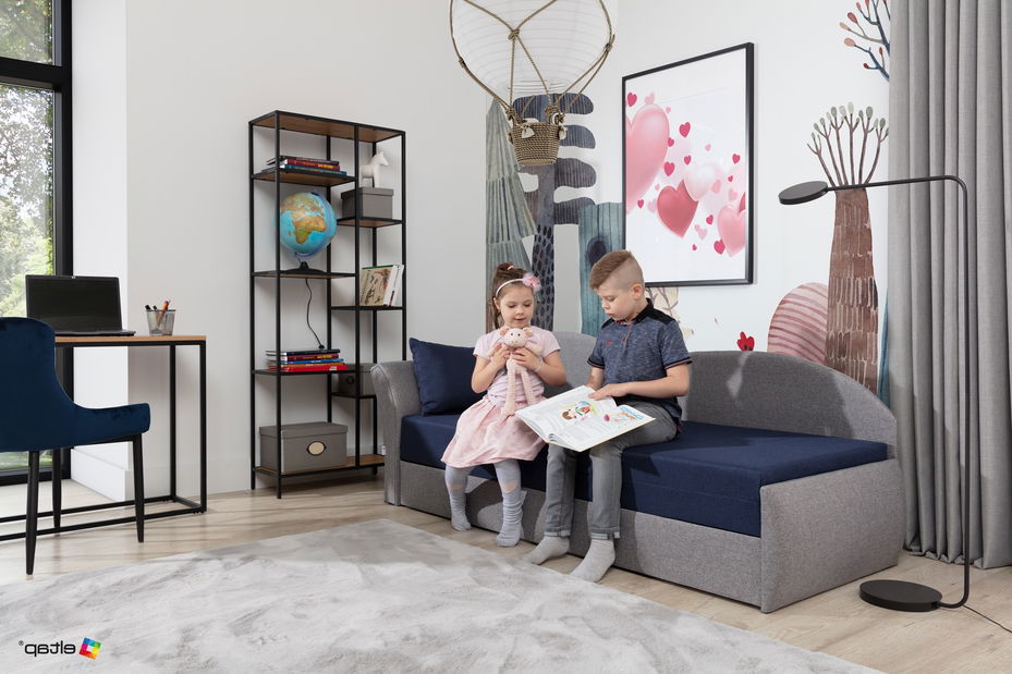 Sofa Agira (zelena + crna) (D)