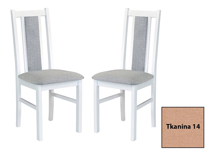 Set 2 ks. jedálenských stoličiek Avian (biela + béžová) *bazár